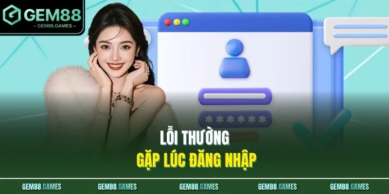 Đăng Nhập GEM88 4 Lỗi thường gặp lúc đăng nhập